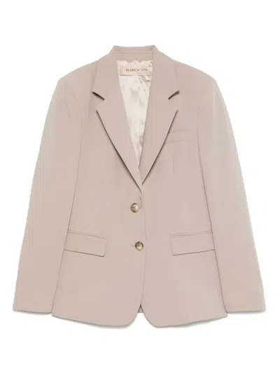 Blanca Vita Genzia Blazer In Neutrals