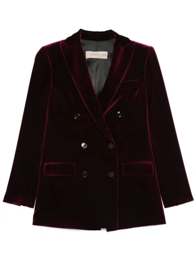 Blanca Vita Gloxy Blazer In Red
