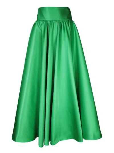 Blanca Vita Green High-waisted Skirt