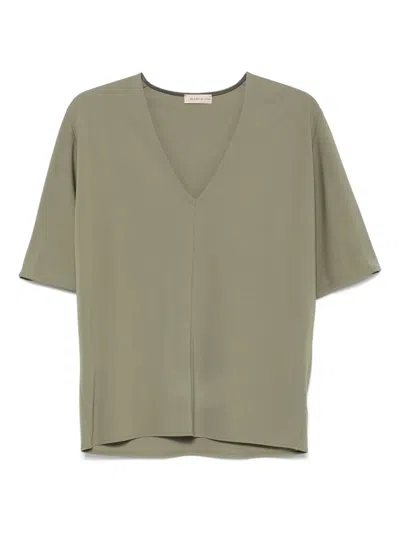 Blanca Vita Jersey T-shirt In Green