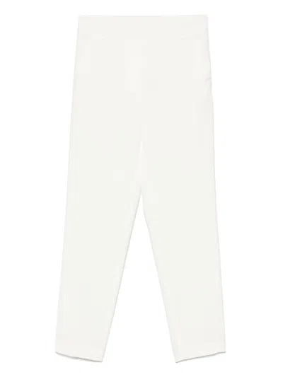 Blanca Vita Jersey Trousers In White
