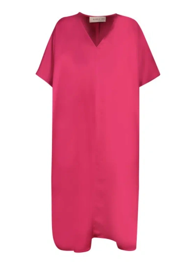 Blanca Vita Kaftan Dress With V-neckline In Pink
