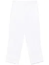 Blanca Vita Gerade Leinenhose In Weiss