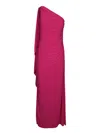 Blanca Vita One-shoulder Midi Dress With Draped Detailing