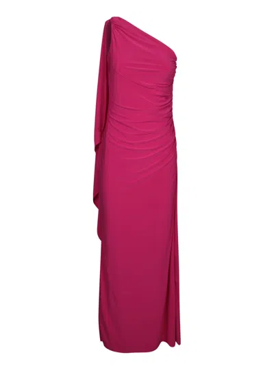 Blanca Vita One-shoulder Midi Dress With Draped Detailing