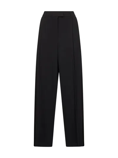 Blanca Vita Onyx Stretch Canvas Pulsa One-pleat Trousers