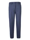 Blanca Vita Tailored Straight Trousers With Luxurious Fabric Blend And Elegant Finish In Blue