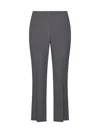 Blanca Vita Pleomele Cropped Trousers In Fumo