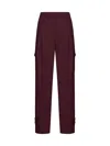 Blanca Vita Philody Wide-leg Cargo Trousers In Vino