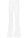 Blanca Vita Flared Tailored Trousers In White