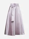 Blanca Vita Pink Satin Gramy Long Full Skirt