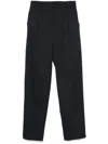 Blanca Vita Pleated Trousers In Blue