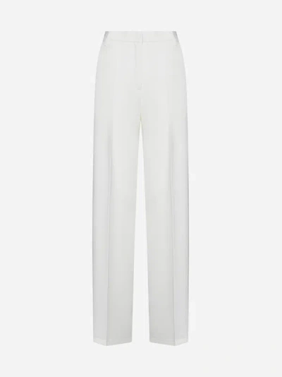 Blanca Vita Plectra Palazzo Trousers In White