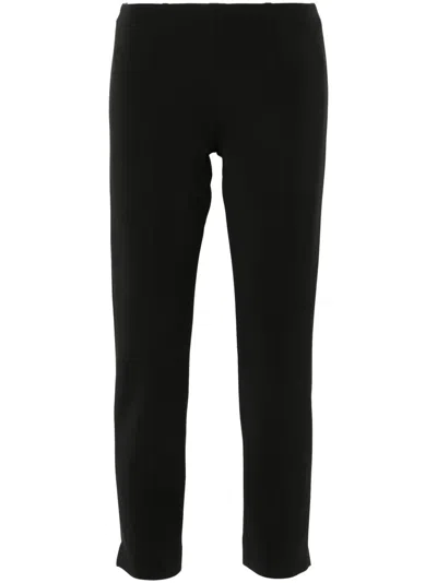 Blanca Vita Pervinca Cropped Trousers In Black