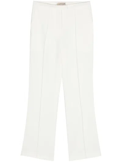 Blanca Vita Pleomele Cady Straight Trousers In 中性色