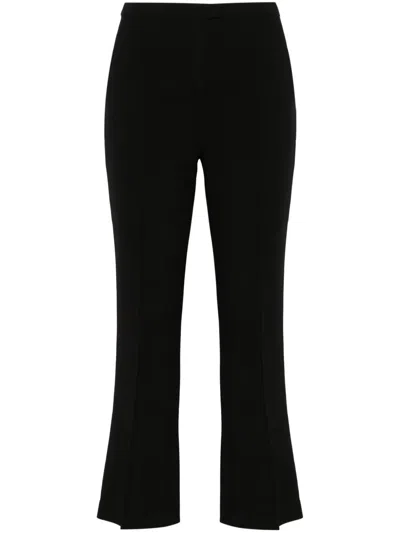 Blanca Vita Pleomele Cropped Trousers In Black