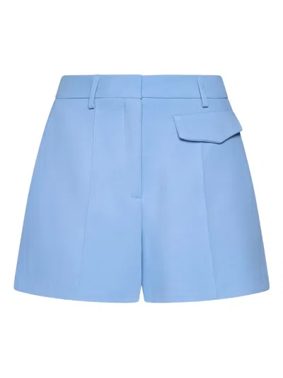 Blanca Vita Pocket-detail Tailored Shorts In Blue