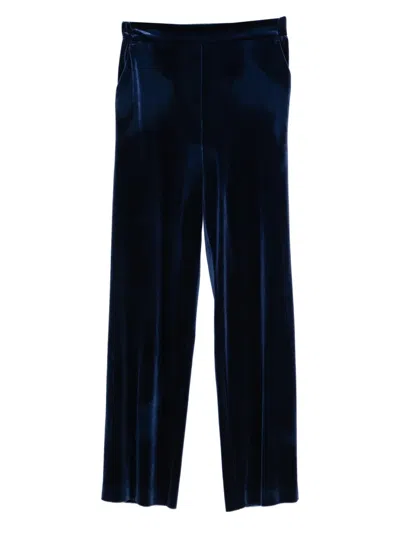 Blanca Vita Pocketed Straight Trousers In Multi