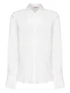 Blanca Vita Point-collar Long-sleeve Shirt In White