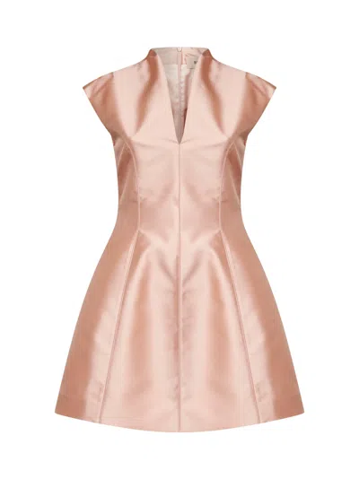 Blanca Vita Powder Pink Taffeta Alinka Mini Dress