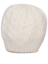 Blanca Vita Ribbed Beanie In White