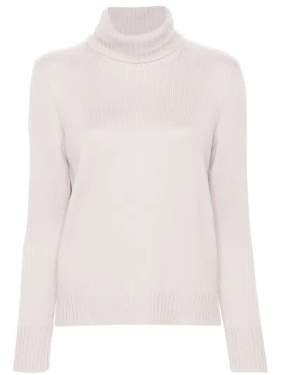 Blanca Vita Ribbed-knit Sweater In Pink