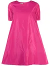 Blanca Vita Round-neck Dress In Pink