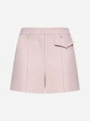 Blanca Vita Pressed-crease Short Shorts In Pink