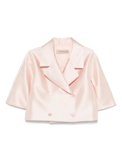 Blanca Vita Satin Blazer