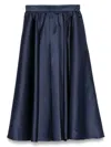 BLANCA VITA SATIN MIDI SKIRT