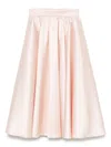 Blanca Vita Satin Midi Skirt