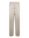 Blanca Vita Mastic Satin Palazzo Pants