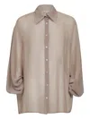 Blanca Vita Stone Georgette Cucumber Shirt