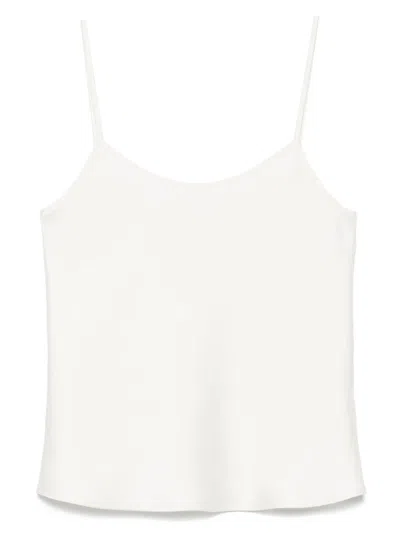 Blanca Vita Satin Top In Neutral