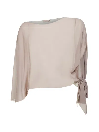 Blanca Vita Sdefy Boat-neck Stole In Neutral