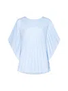 Blanca Vita Lightweight Tunic In Sky Blue In Cielo