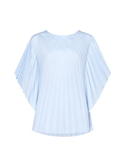 Blanca Vita Lightweight Tunic In Sky Blue
