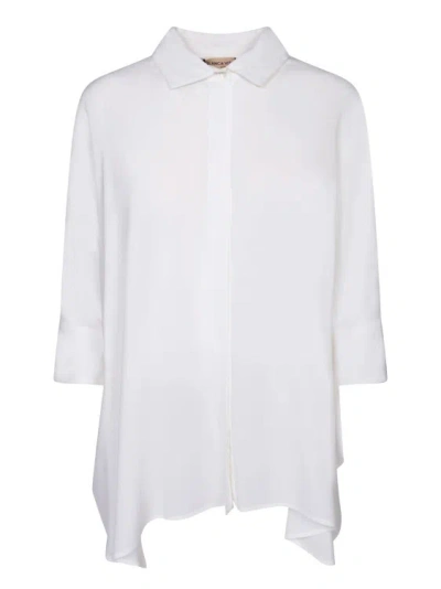Blanca Vita Silk Blend Shirt In White