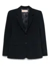 Blanca Vita Single-breasted Blazer In Blue