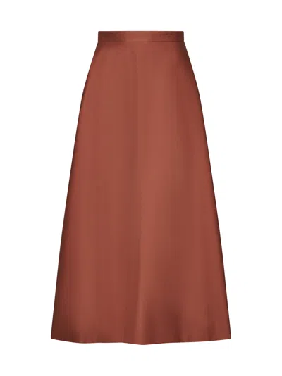 Blanca Vita Skirt In Cuoio