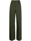 Blanca Vita Straight-leg Cut Trousers In Grün