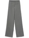 Blanca Vita Straight-leg Trousers In Grey