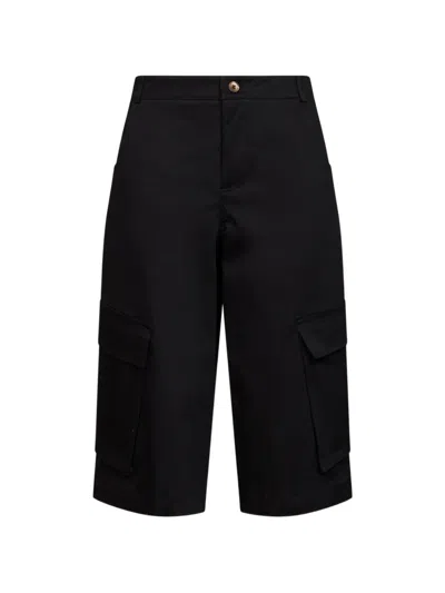 Blanca Vita Straight-leg Cargo Shorts In Black