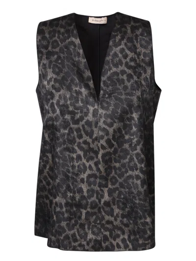 Blanca Vita Tamaya Animalier Top