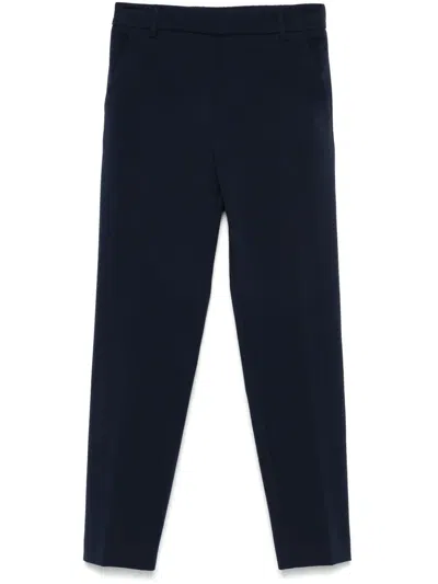 Blanca Vita Klassische Tapered-hose In Blau