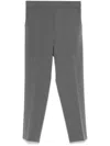 Blanca Vita Tapered Trousers In Grau