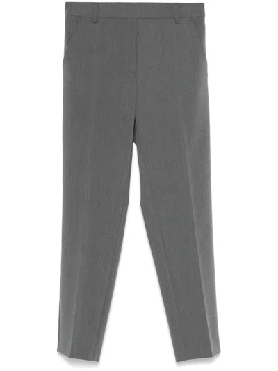 Blanca Vita Tapered Trousers In Grau