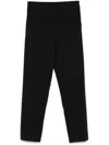 Blanca Vita Tapered Trousers In Schwarz