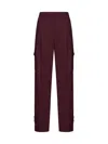 Blanca Vita Philody Wide-leg Cargo Trousers In Vino