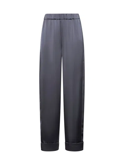 Blanca Vita Trousers With Elastic New B<br/> In Blue